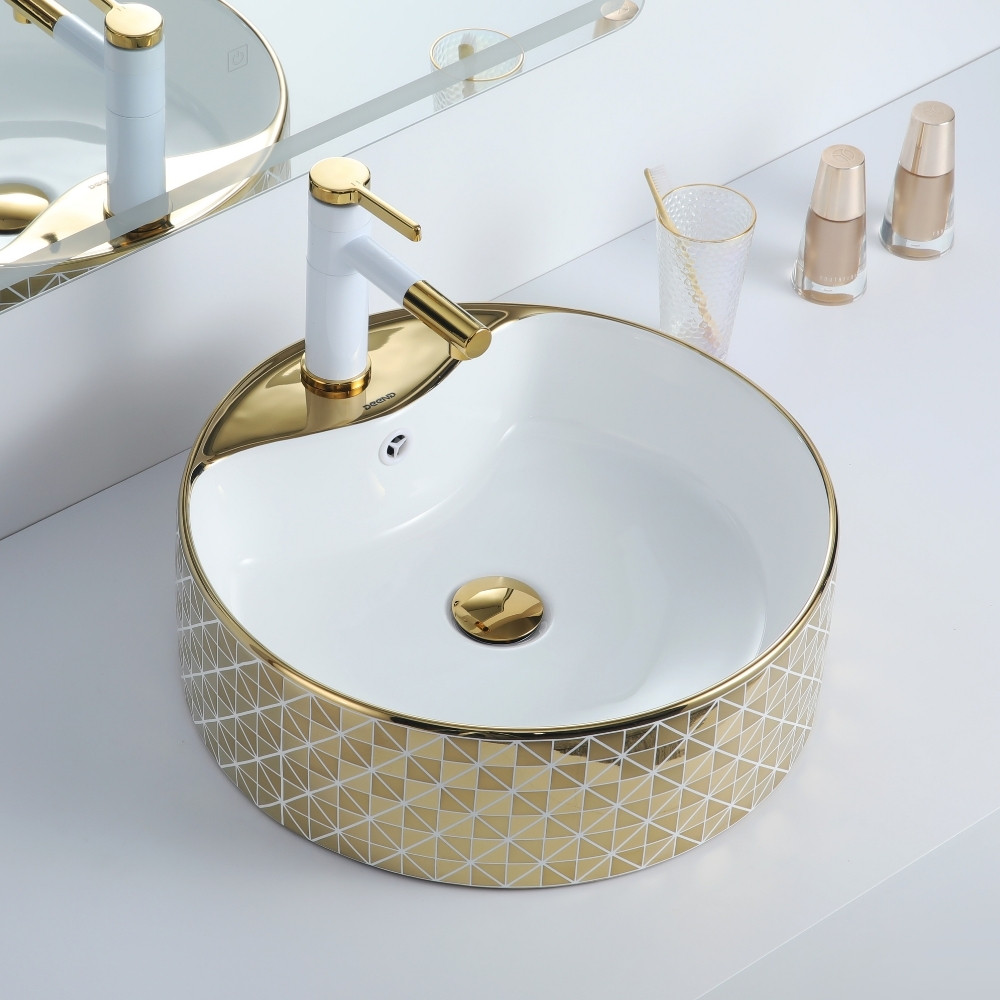 Cuba Deend De Cerâmica DiamanteDorato Para Banheiro 46x46x15 em Oferta na Shopee