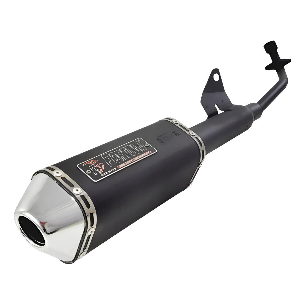 🎯🔥 Escapamento Fortuna Mini Tri Oval F1 – Honda Pop 110 (2025–2026) – Encaixe Perfeito! 🛠️