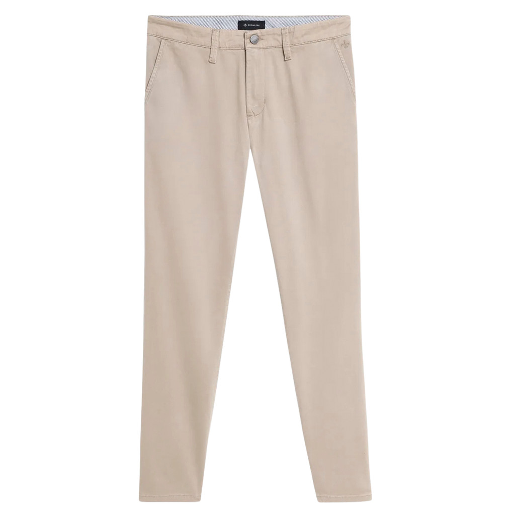 Calça Masculina Dudalina Sarja Bege