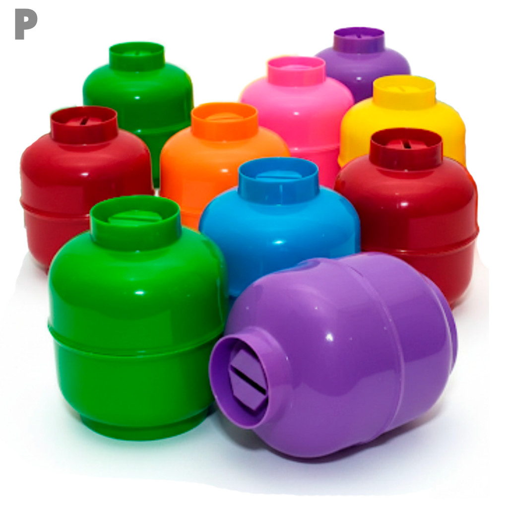 Kit 10 Cofrinho Butijão Pequeno de Brinquedo Plástico Cores Diversas