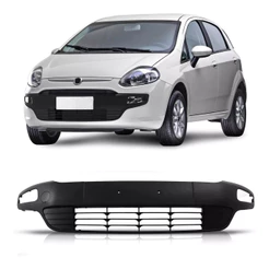 Moldura Parachoque Dianteiro Punto 2013 2014 2015 Preto