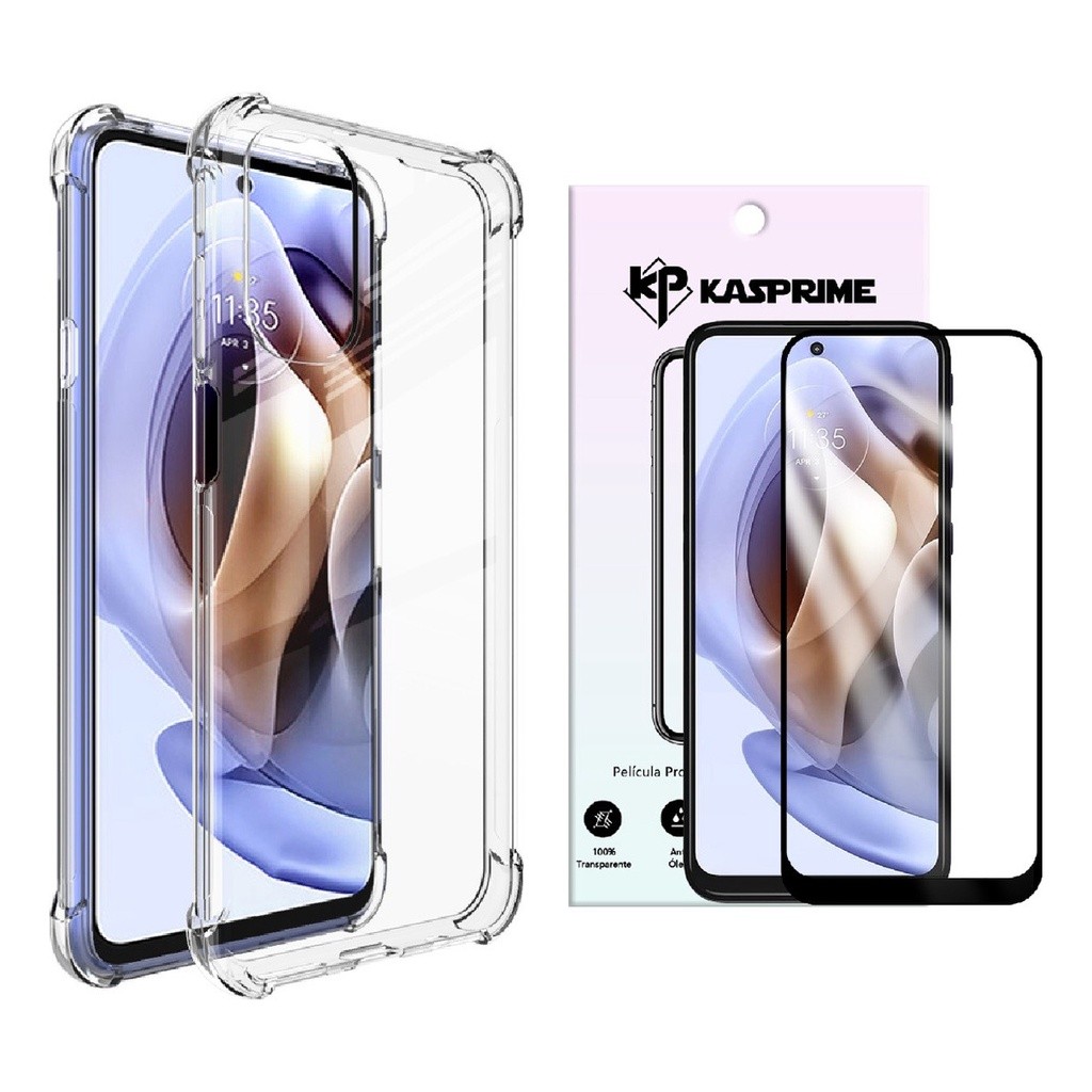 Capa Capinha Anti Impacto Para Moto G31 G41 E/OU Película 3D Vidro Temperado em Oferta na Shopee