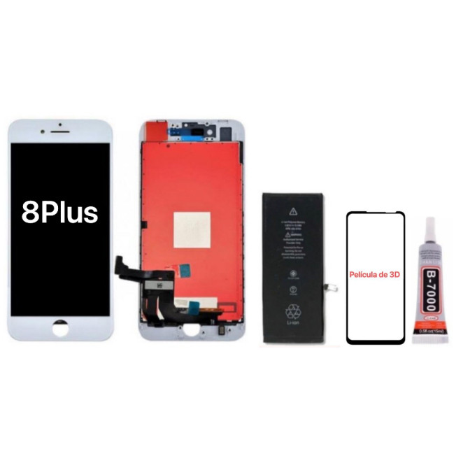 Tela Display Touch Frontal LCD iPhone 8Plus/8 Plus Incell / Original Vivid em Oferta na Shopee