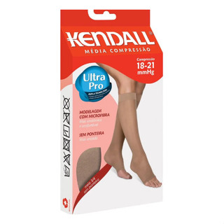 Meia 3/4 Media Compressão Sem Ponteira Mel 18-21Mmhg Kendall em Oferta na Shopee