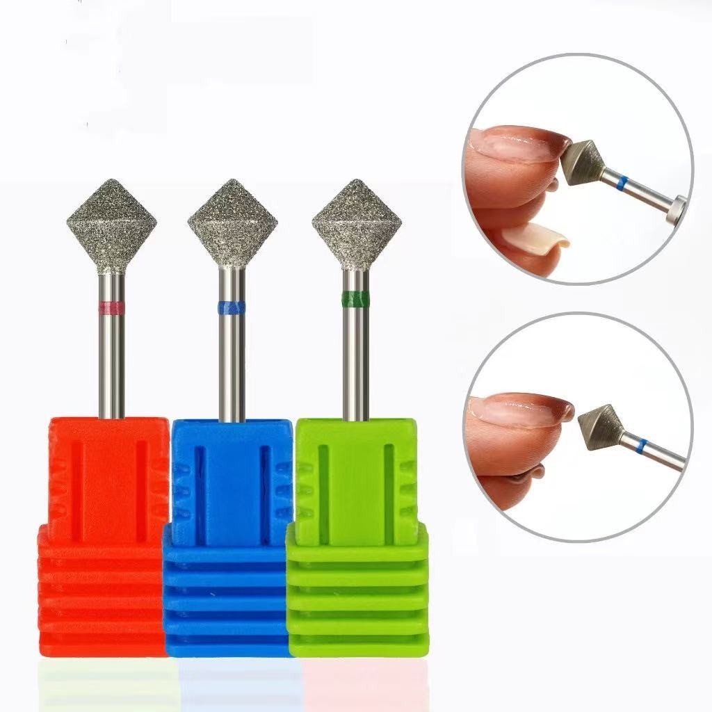 Diamantes Unhas Brocas Práticas Arte Grade Cabeça Manicure Suprimentos em Oferta na Shopee