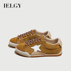 IELGY 2026 Outono Retro Estilo Coreano Tênis Estrela Plana Para Estudantes Do Sexo Feminino Casual