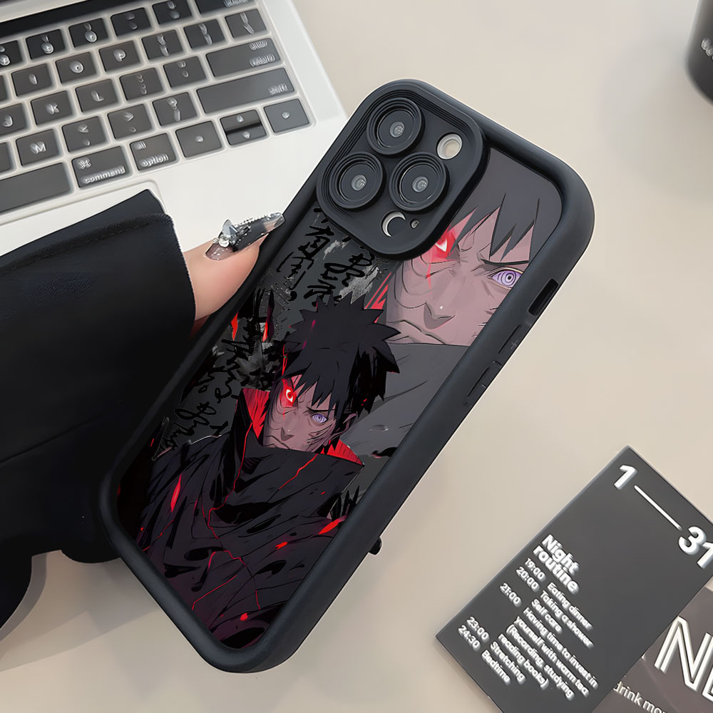 Anime Obito NARUTO Embalagem Para Apple iPhone 17 Ar 16 16e 15 14 13 12 Mini 11 Pro Max X XR XSMAX 8 7 e Plus Casos Maci
