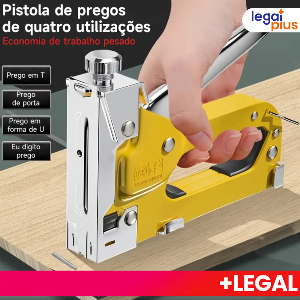Grampeador Manual Profissional de Alta Pressão para Tapeceiro com 600 Grampos em Oferta na Shopee