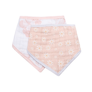 Babador Papi Bandana Estampa Flores Soft 2 Peças em Oferta na Shopee