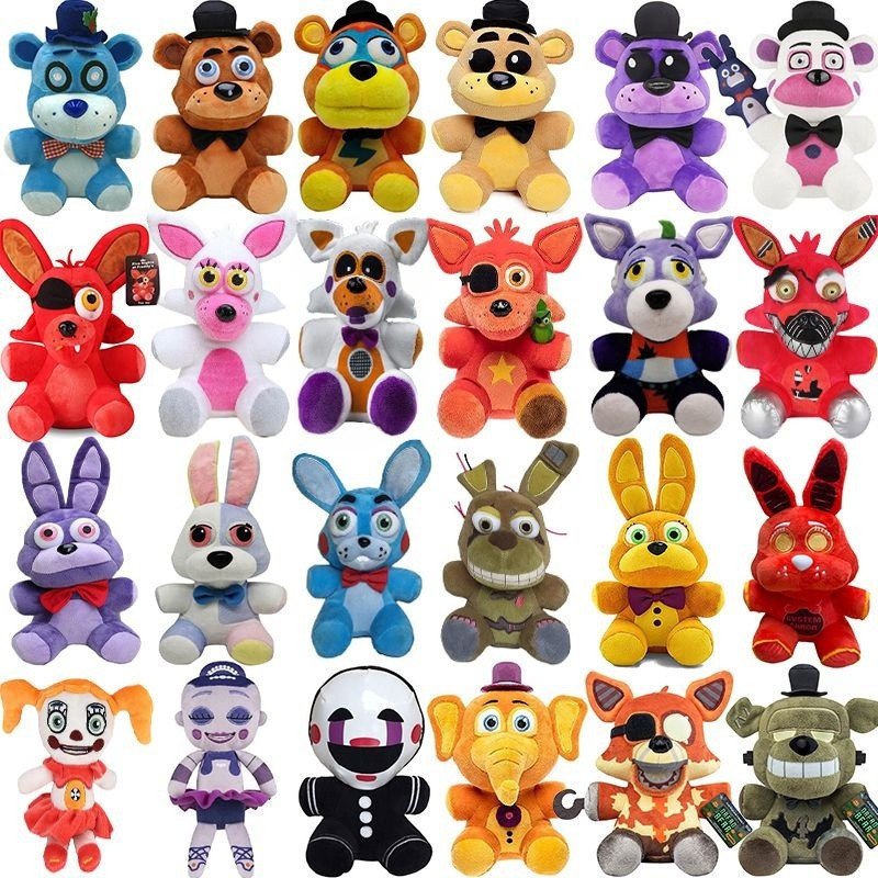 Pelúcia - Boneco FNAF  de Pelúcia - Boneco Jogo Five Nights at Freddy's Bonnie Foxy - Bonecos - Bonecos - Bonecos