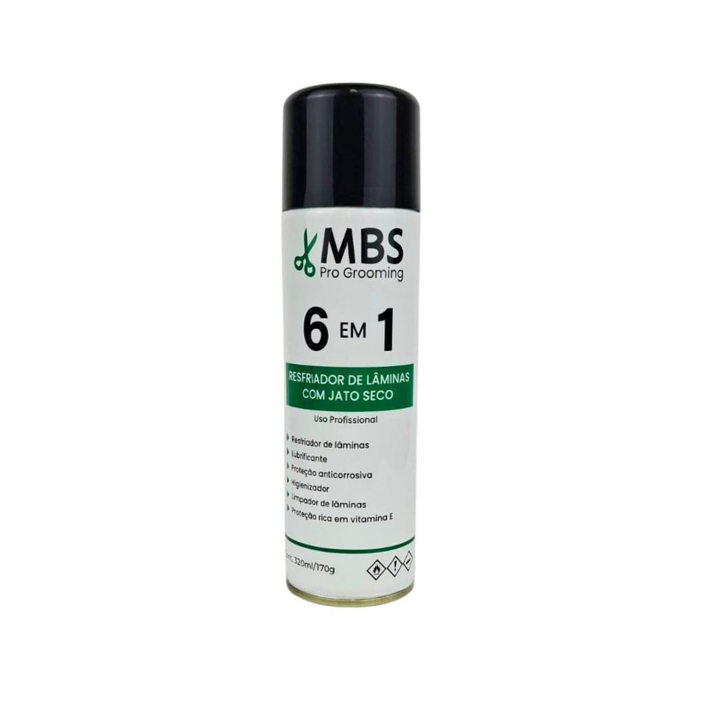 Resfriador de Lâminas MBS Pro Grooming - Jato Seco 6 em 1