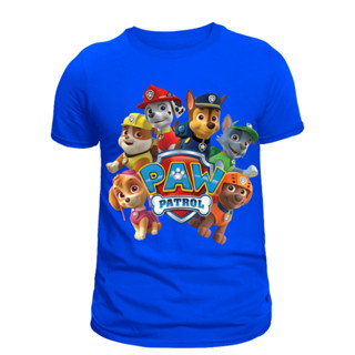 Camiseta camisa Blusa Patrulha Canina Infantil 100% Algodão em Oferta na Shopee