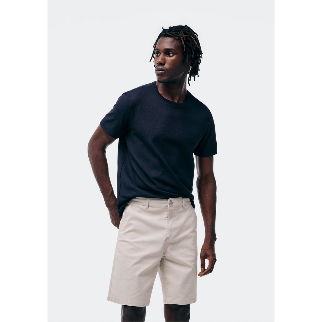 Bermuda Masculina Reta Em Sarja