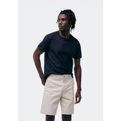 Bermuda Masculina Reta Em Sarja