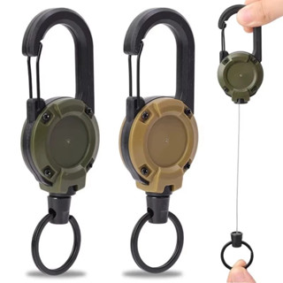 Chaveiro Mosquetão Tático Extensível Retrátil Anti-Perda De 60 Cm em Oferta na Shopee