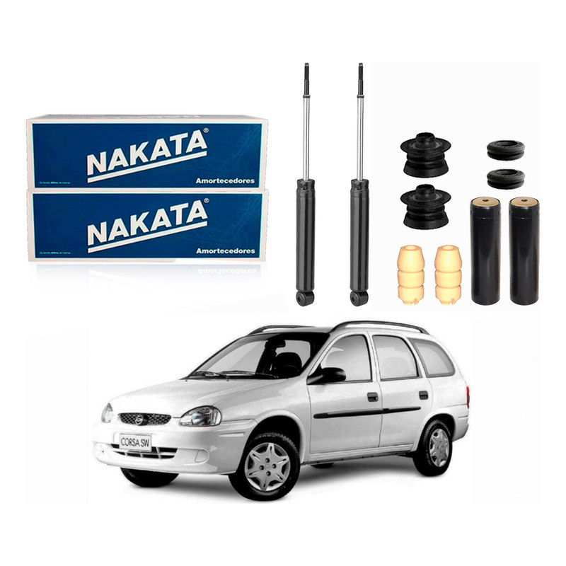 Kit Amortecedor Traseiro, Corsa Wagon 1.0 1.6 1997 A 2002