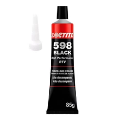 Silicone Preto 598 Cola Juntas Alta Temperatura Vedador 85g Universal Original Loctite