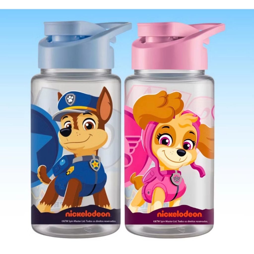 Garrafa de água Patrulha Canina 500 ML Decorada