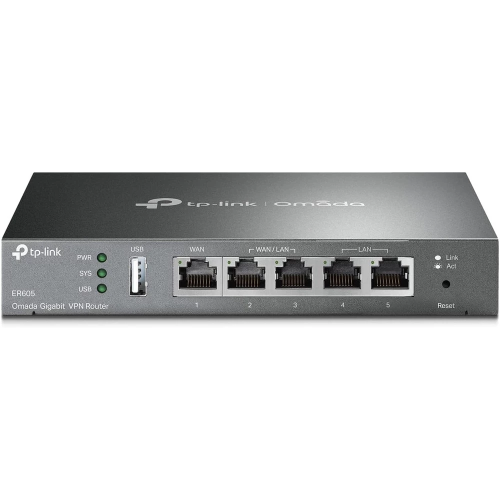 Roteador TP-Link Gigabit Wi-Fi 6 TL-ER605 Triband 41,5MBPS Preto