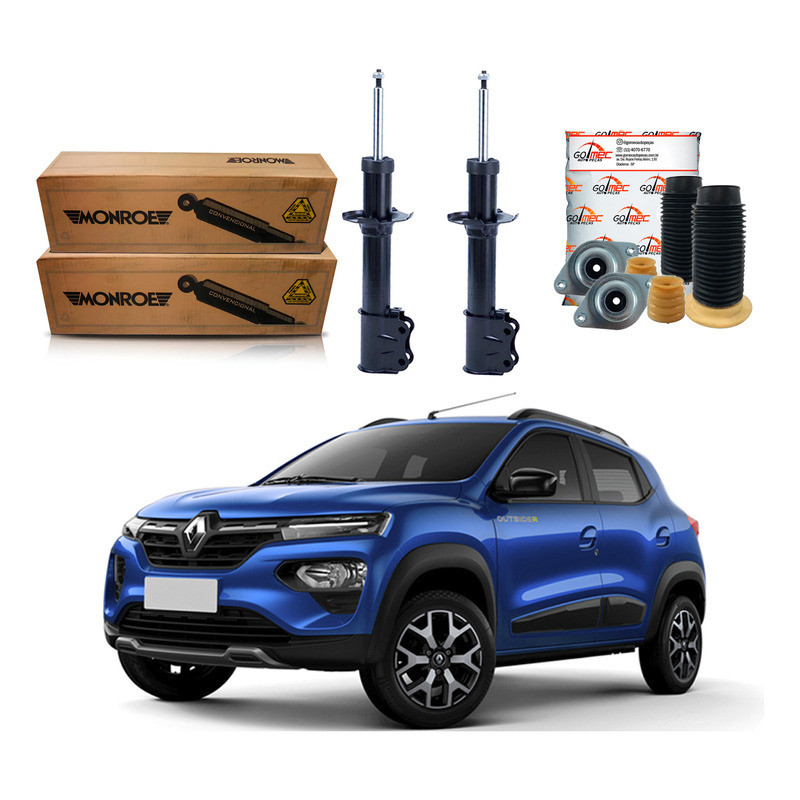 Kit Amortecedor Dianteiro Monroe Kwid 1.0 12v 2022 A 2025