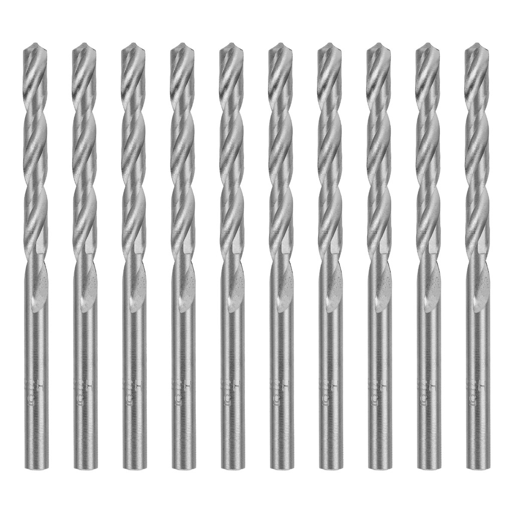BROCA ACO RAPIDO STANDARD, PARA METAL, POLIDA, HASTE CILINDRICA, 5MM, 10PCS // MTX