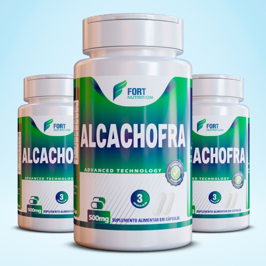 ALCACHOFRA 500mg | 120/240/360 Cápsulas | Planta Natural | Suplemento Premium em Oferta na Shopee