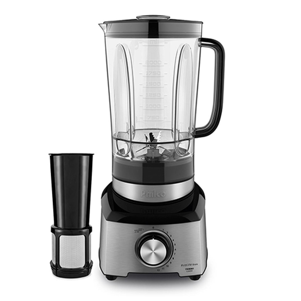 Liquidificador Turbo Inox Max Pro 6 1200W 2L PLQ1350 - Philco em Oferta na Shopee