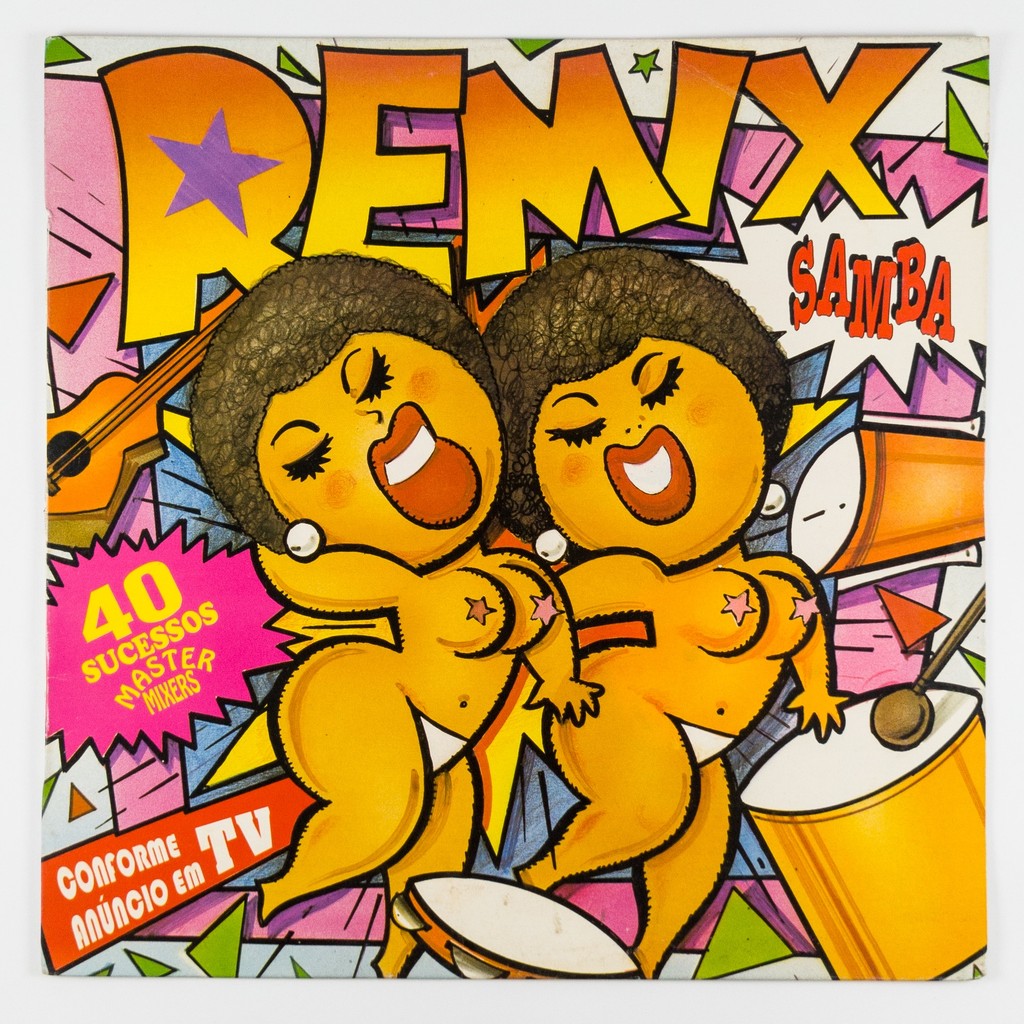Disco Vinil LP Remix Samba 40 Sucessos D657