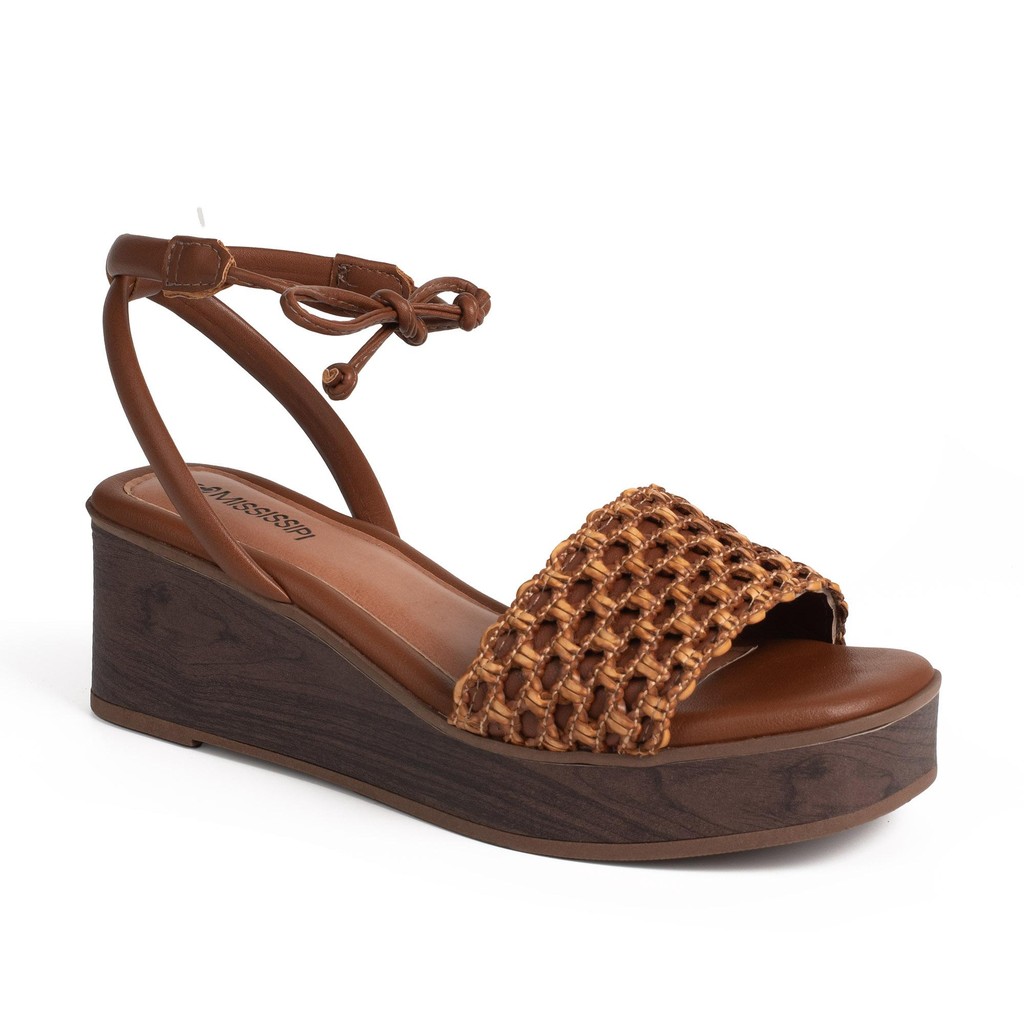 Sandália Mississipi Anabela Feminina MF493 em Oferta na Shopee
