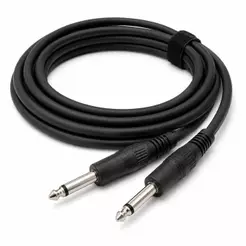 Cabo P10 2,5M para Instrumento Musical Iniciante & Profissional Mono