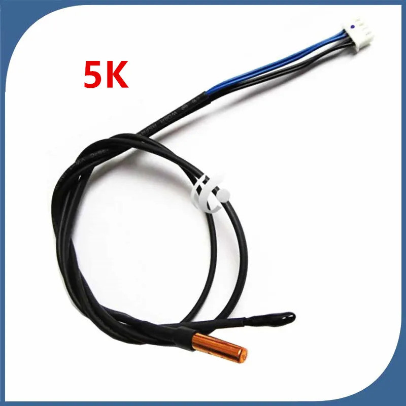 Novo Lote Para chigo Ar Condicionado Tubo sensor Ambiente De Temperatura Do Cabeça Térmica 5k metal H