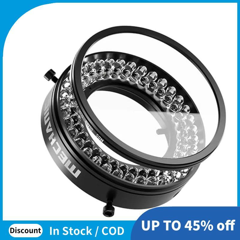 Anti-Reflexo 72 LED Anel Fonte De Luz Microscópio Lâmpada Polarizada Ajustável Elimina Reflexão