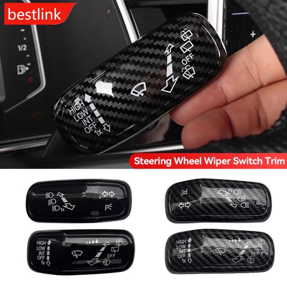 BESTLINK 2 Peças Tampa De Controle Do Interruptor Farol Volante Carro Acessórios De Acabamento Limpador Para VW Polo Gol