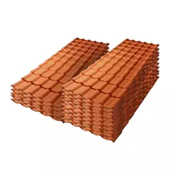 Kit com 15 Telhas PVC Plan Precon 2,42x0,88m