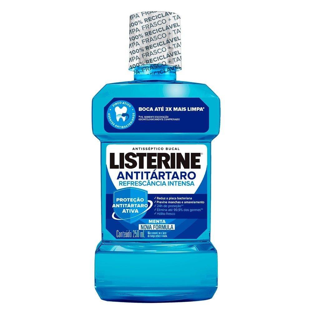 Enxaguante Bucal Listerine Antitartaro Refrescância Intensa 250ml