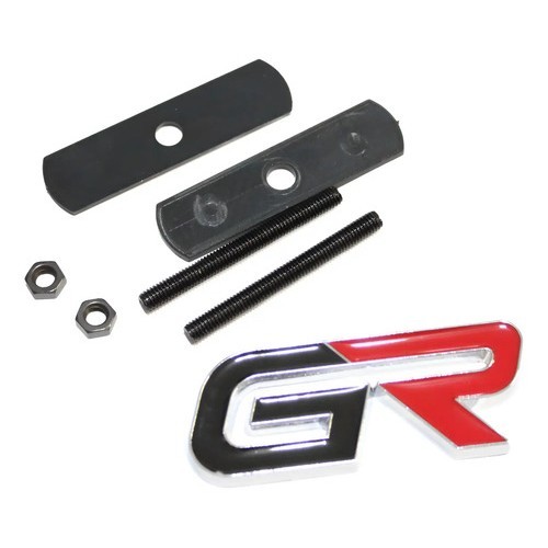 Emblema Gr Sport Grade Toyota Corolla Rav4 Yaris Camry Hilux Prateado