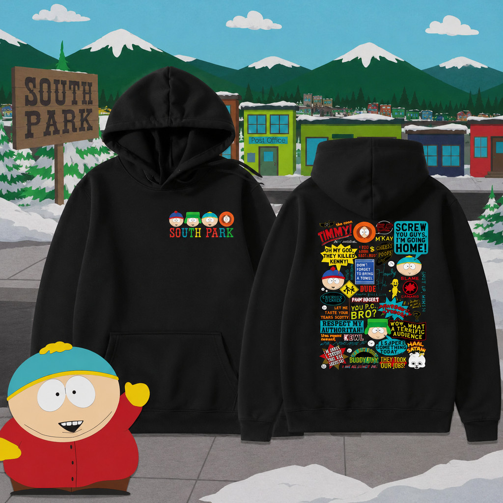 Moletom Canguru South Park Blusa de Frio Desenho Anime Engraçado Envio Rápido Lançamento 2026