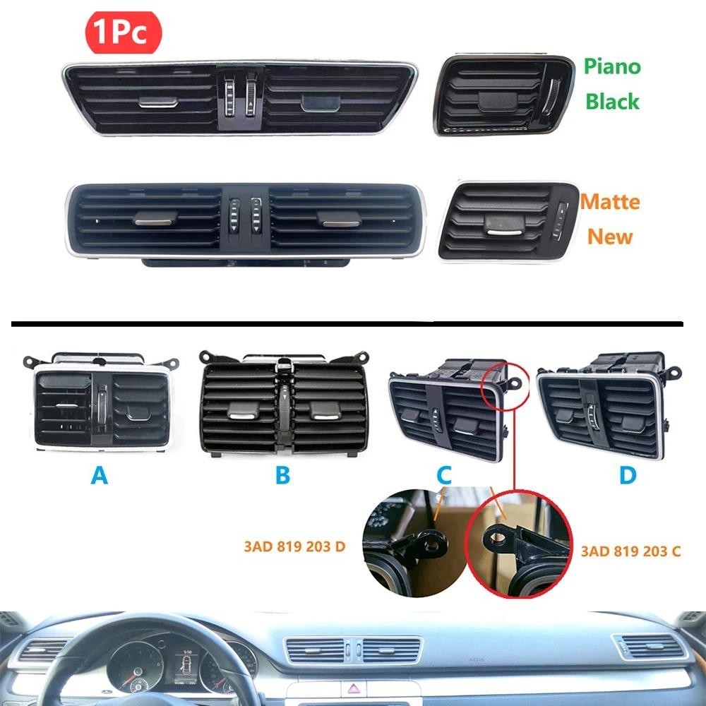 Ruili136 1 Peça Para VW Passat CC B6 B7 R36 2006-2014 Painel De Pintura Cromada Saída De Ar Condicionado Ventilação 3AD