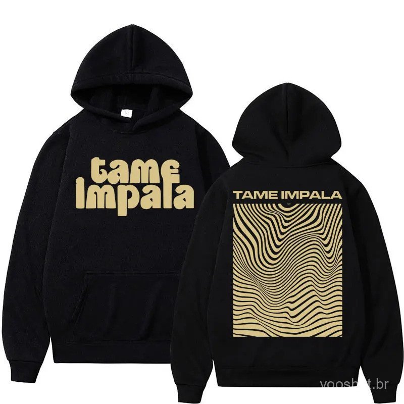 Rock Band Tame Impala Album Graphic Hoodie Men Women Pop Music Harajuku Vintage Long Sleeve Oversized Punk Pullovers Str