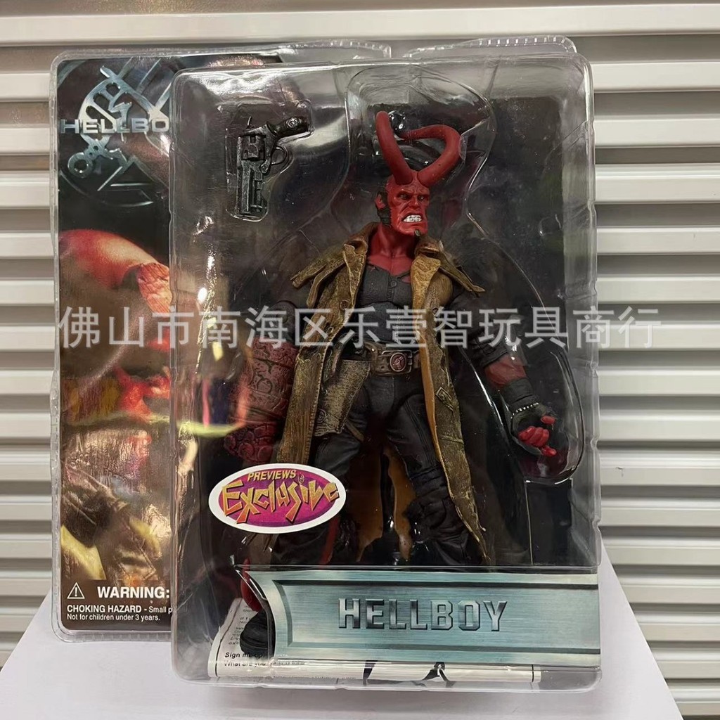 Figura de Ação MEZCO Hellboy de 7 polegadas, Modelo Decorativo para Presente