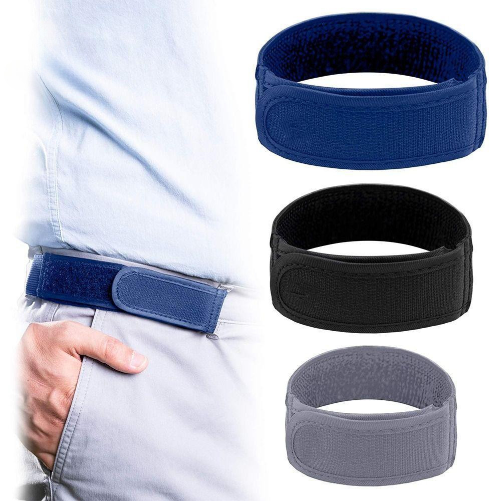 Cinto elástico sem fivela, elegante presilha de cinto unissex, cinto