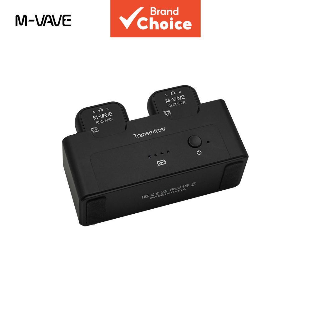 M-VAVE WP-12 2.4GHz Sistema De Guitarra Sem Fio Transmissor Receptor Baixa Latência Em Tempo Real , Monitoramento Bidire