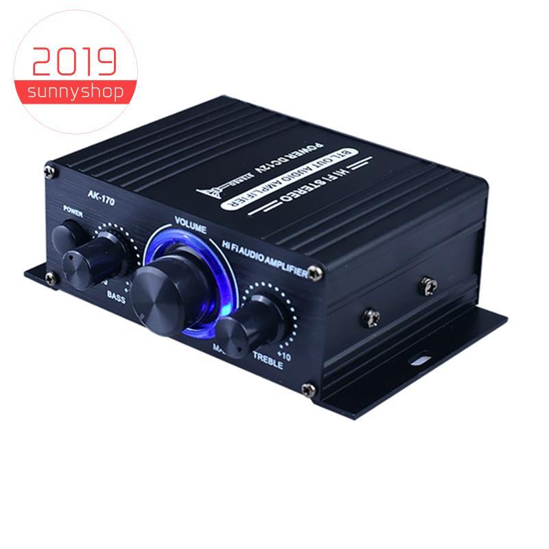 [Bestseller S] 12V Mini 400W HIFI Amplificador De Áudio Estéreo Digital FM AK170