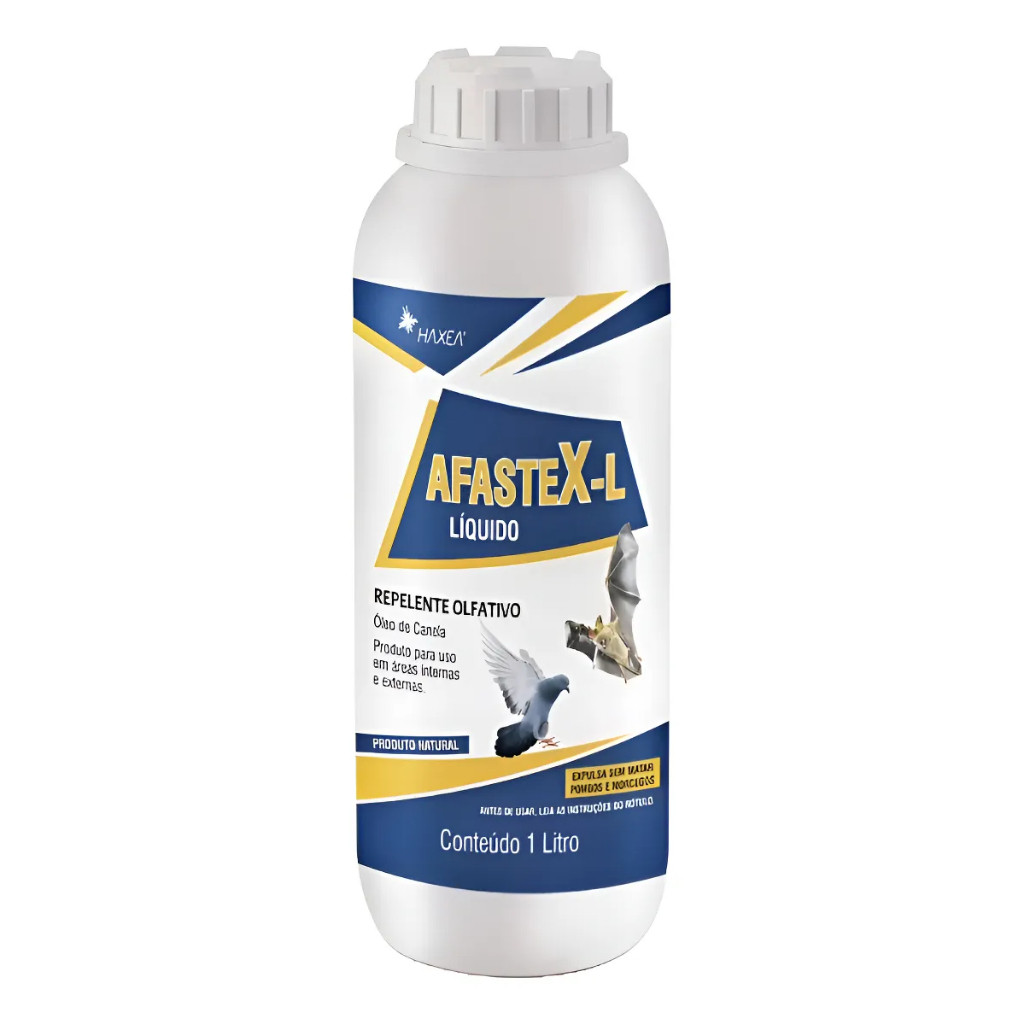 Afastex Repelente Líquido Afasta Pombos E Morcegos 1L