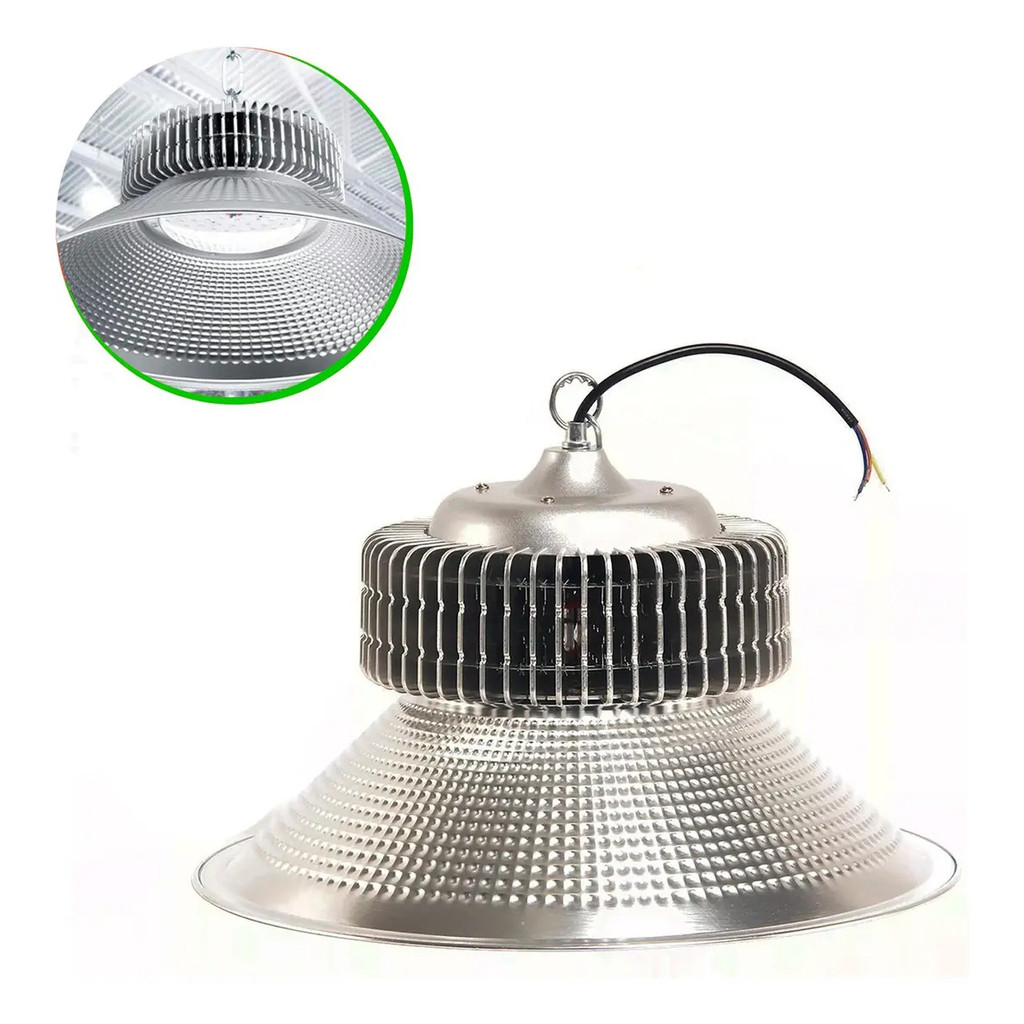 Kit 10x Luminária Ufo 150w Led High Bay Luz 6500k Galpão
