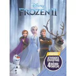 Aprender Brincando com 4 Quebra-cabeça Disney | Frozen 2