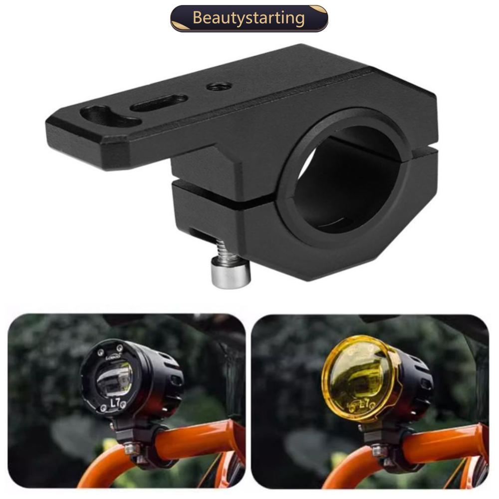BEAUTYSTARTING Liga De Alumínio Motocicleta Bumper Spotlight Suporte De Lâmpada Auxiliar LED Cabeça Tubo De Luz Braçadei