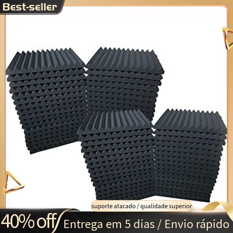 Painel Absorvente De Ovo De Algodão À Prova De Som Retardador De Fogo De 48 Unidades Com 12 Slots