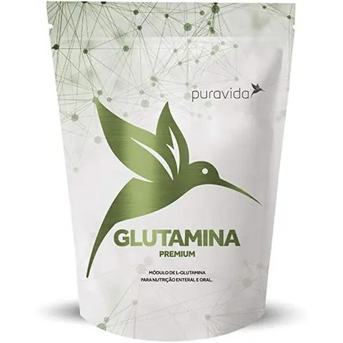 Glutamina Premium 300g Pura Vida Puravida Natural