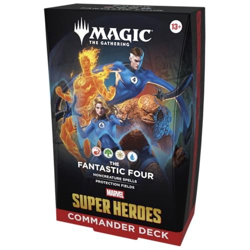 Magic: The Gathering | Marvel Super Heroes Commander Deck "Fantastic Four" English Edition MTG Trading Card Wizards of t